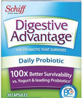 Schiff Digestive Advantage Daily Probiotic 30 Capsules (Pack of 6)