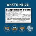 Dr. Tobias Magnesium Bisglycinate Buffered Chelate Complex Supplement 200 mg 120 Capsules