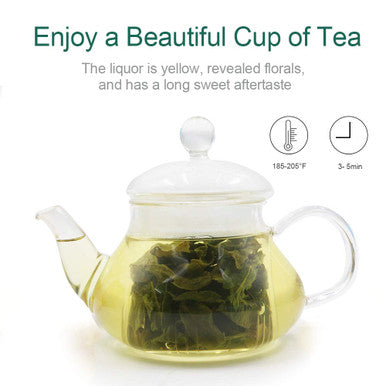 Fullchea - Anxi Tieguanyin Tea - Best Oolong Tea Loose Leaf - Tie Guan Yin Tea - Iron Goddess of Mercy with Orchid Aroma - Deliciously Smooth Taste - 4oz / 113g