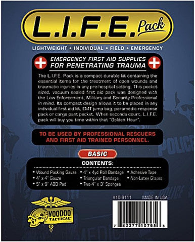 VooDoo Tactical 10-9111000000 L.I.F.E. Pack (Basic)