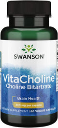 Swanson Vitacholine 300 Milligrams 60 Veg Capsules