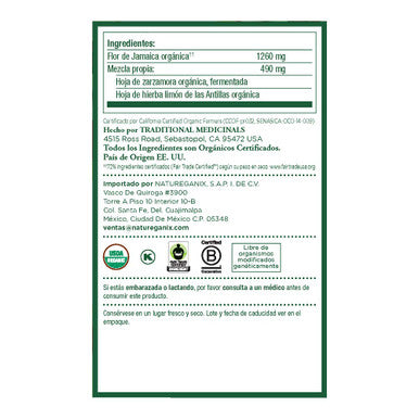 Traditional Medicinals Organic Hibiscus Herbal Tea, 16 Tea Bags