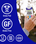 Orgain Grass Fed Clean Protein Shake Creamy Chocolate Fudge Meal Replacement 11 oz 12 Count Organic Kids Protein Nutritional Shake Vanilla Great for Breakfast Snacks 8.25 oz 12 Count