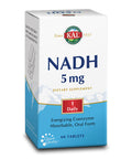 KAL NADH Energizing CoEnzyme 5mg, 1 Daily | Vitamin B3 | Mental Focus, Memory & Brain Health Support (60 Tablets, 60 Serv)