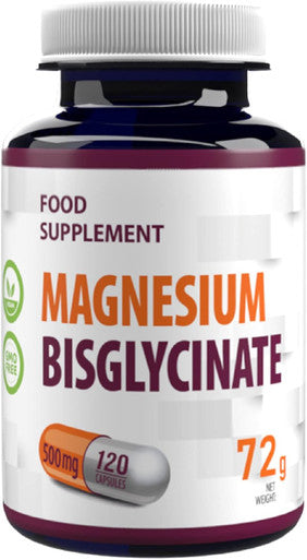 Hepatica Magnesium Bisglycinate 2000Mg Per Serving 120 Vegan Capsules, 3Rd Party Lab Tested, High Strength Supplement, Gluten And Gmo
