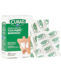 Curad Flex-Fabric Finger and Knuckle Bandages Assorted Sizes Box of 20