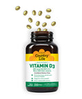 Country Life Vitamin D3 High Potency Non-Fish 10 000 Iu 200 Softgels Certified Gluten Free