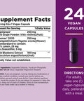 Nature's Bounty Brain Superfood 24 Count Vegan Capsules For Short-Term Memory And Concentration
