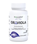 Hallusa Natural Graviola Soursop 800 Mg, 60 Capsules, 30-Day Supply, Powerful Antioxidants, Healthy Cellular Support