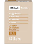 RXBAR Protein Bars, Protein Snack, Snack Bars, Coconut Chocolate, 22oz Box (12 Count)