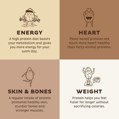 Kos Vegan Protein Powder, Chocolate Usda Organic - Low Carb Pea Protein Blend, Plant Based Superfood With Vitamins & Minerals - Keto, Soy, Gluten - Meal Replacement For Women & Men - 10 Servings