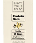 Santa Cruz Paleo Protein Bar ÃƒÂ¢Ã¢â€šÂ¬Ã¢â‚¬Å“ 20g Grass-Fed Whey & Collagen Protein ÃƒÂ¢Ã¢â€šÂ¬Ã¢â‚¬Å“ Wildflower Honey Sweetened, No Seed Oils, High Protein Snack Bar (Chocolate Flavor, Pack of 10)