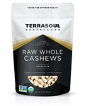 Terrasoul Superfoods Organic Raw Cashews, 2 Lbs, Premium Quality for Snacking, Baking, and Culinary Creations