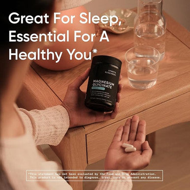 Sports ResearchÃ‚Â® Magnesium Glycinate - Supports Restful Sleep & Enzymatic Processes - 160 mg Chelated Magnesium - Vegan Capsule - 90 Count