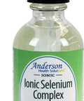Anderson Ionic Selenium Complex, Liquid Selenium Supplement Drops, Supports Thyroid And Immune System, Antioxidant, Ionic Mineral Drops, Fights Radicals, 40 Servings, 2 Fl Oz