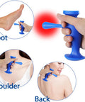 Abnaok Manual Trigger Point Massage Tool And Thumb Saver For Full Body Deep Tissue Massage, With 3-Legged Massage Knobs, Stress Relief
