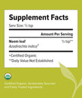Banyan Botanicals Neem Powder - Organic Azadirachta Indica - Purifying Ayurvedic Herb For Healthy Skin & Blood 1/2 Lb