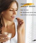 Shilajit Dry Drops - 60 Counts, 2 Month Supply, Original Siberian Shilajit, 100% Pure, Trace Minerals & Fulvic Acid