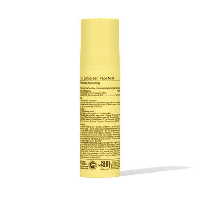 Sun Bum Skin Care SPF 30 Daily Sunscreen Face Mist | Vegan and Reef Friendly (Octinoxate & Oxybenzone Free) Broad Spectrum UVA/UVB Facial Sunscreen Spray with Vitamin E | 2.5 Fl oz