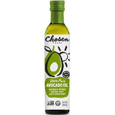 Chosen Foods 100% Pure Avocado Oil Keto and Paleo Diet Friendly Kosher Oil for Baking High Heat Cooking