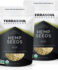 Terrasoul Superfoods Organic Hemp Seeds, 16 Oz, Versatile Superfood for Smoothies, Salads, and Grain-Free Toppings