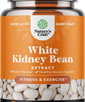 White Kidney Bean Energy Booster - White Kidney Bean Extract Pill and Natural Vegetarian Supplements - Natural Energy Pills and White Bean Extract Supplements
