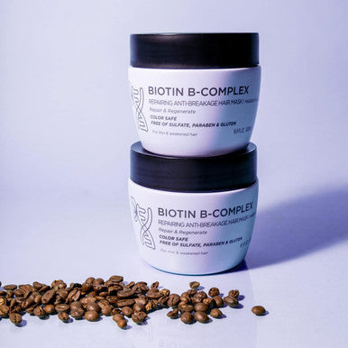 Luseta Biotin BComplex Hair Mask for Hair Growth Strengthener 16.9 Oz Deep Conditioning for Thinning Damaged Hair with Argan Caffein Oil
