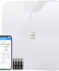 iHealth Nexus Smart Scale for Body Weight Bluetooth, Digital Bathroom Scale Body Fat and Muscle, Body Composition Monitor Health Analyzer for BMI Compatible for iOS & Android Accurate to 0.1lb-White