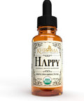 Khroma Herbal Products Happy Organic Mood Supplement - by Khroma Herbs - 30 Servings - Made in USA - Packed in a Glass Bottle