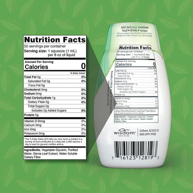 Sweetleaf Sweet Drops Liquid Stevia Sweetener SteviaClear 1.7 Ounce (SD-CLR)