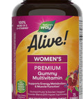Nature'S Way Alive! Premium Women S Gummy Multivitamins, Full Vitamin B Complex, Supports Immune Health*, Mixed Fruit Flavored, 75 Gummies