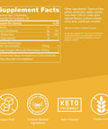 Bulletproof Sugar-Free Peach Ginger Turmeric Gummies, 60 Count, Keto Supplement For Joint And Inflammation Response Support, New And Improved Flavor And Texure, Packaging May Vary