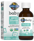 Garden of Life Baby Probiotics, 4 Billion CFU Organic Liquid Probiotic, Daily Infant Probiotics for Baby's Colic, Digestion, Immunity, Infants, Babies & Toddlers, 56 mL (1.9 fl oz) Probiotic Drops