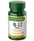 Nature's Bounty Vitamin B12 Supplement, Supports Metabolism and Nervous System Health, 1000mcg, 100 Tablets