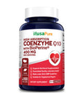NusaPure 400 mg 100 Veggie Caps (Vegan, Non-GMO & Gluten-Free) Q10 Supplement, Antioxidant COQ-10 Enzyme, Coq 10 - 2 Daily Caps