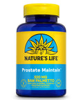 Nature's Life Prostate Maintain - Prostate Support Supplement for Men's Health - Saw Palmetto Pygeum Herbal Complex and Zinc Supplements 100 Vegetarian Capsules