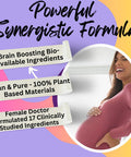 BioImmune Ultra Strength Bio Available Prenatal Vitamins for Women Naturally Occurring Methylated Folate Folic Acid DHA Omega 3 Supports Brain Development Healthy Fetal Development