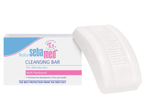 Sebamed Baby Ultra Mild Cleansing Bar - Hypoallergenic Non-Irritating Cleanser With Vitamins And Amino Acids 3.5 Ounces (100G)