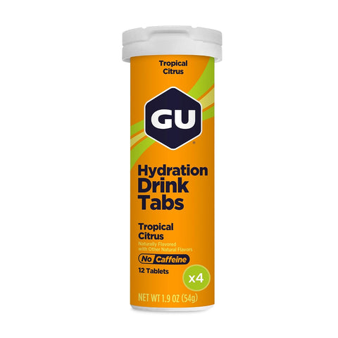 GU Energy Hydration Electrolyte Drink Tablets, Enhanced Endurance Sports Drink for Running, Cycling, Triathlon, 4-Count (48 Servings), Assorted Flavors