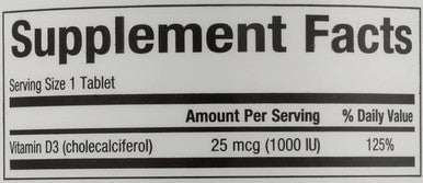NATURAL FACTORS Vitamin D3 Tb 90 CT