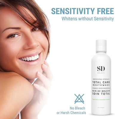 Spa-Dent Natural Mouthwash - Dry Mouth Hydrating Action Alcohol Free Dental Office Technology Made in Canada with Advanced Dental Grade Ingredients, White, 600 ml (Pack of 1)