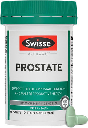 Swisse Saw Palmetto For Men Prostate Supplement Supports Prostate Health and Male Reproductive Health Zinc Selenium Saw Palmetto and Stinging Nettle Root 50 Tablets