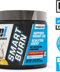BPI Sports Smart burn Weight Loss, Burn Fat, Energy Carnitine, Cla, Green Tea, Caffeine, Theobromine, Dynamine for Men & Women No Artificial Colors Fruit Punch 25 Servings 4.4 oz