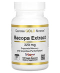 California Gold Nutrition Bacopa Extract, 320 Mg, 120 Veggie Capsules