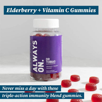 Dr. Tobias Vitamin Gummy Bundle Apple Cider Vinegar Hair Elderberry and Glucosamine
