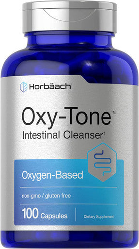 Colon Cleanse | 100 Capsules | Non-GMO & Gluten Free Colon Cleanser Pills | with Ozonated Magnesium | by Horbaach