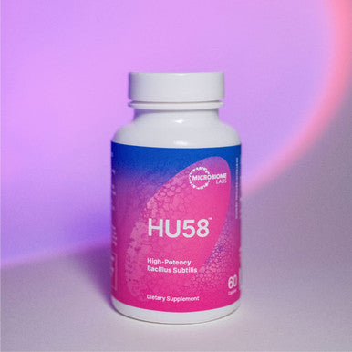 Microbiome Labs HU58 High Potency Bacillus subtilis 60 Capsules