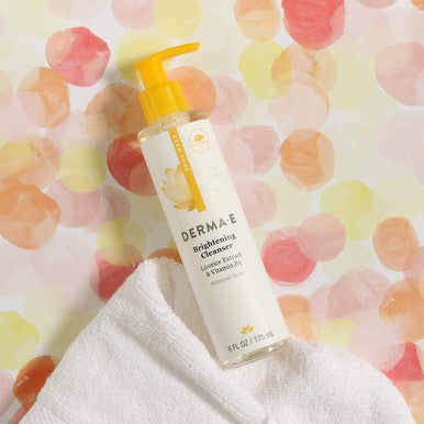 DERMA E Vitamin C Cleanser - Daily Brightening Cleanser Hydrating Face Wash to Even Out Skin Tone Moisturizing Face Cleanser for a Radiant Glow, 6 fl oz