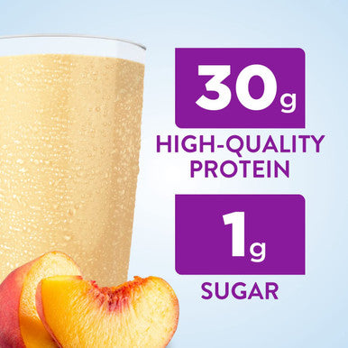 Ensure Max Protein Nutrition Shake With 30G Of Protein 1G Of Sugar High Protein Shake Creamy Peach 11 Fl Oz - Pack Of 12