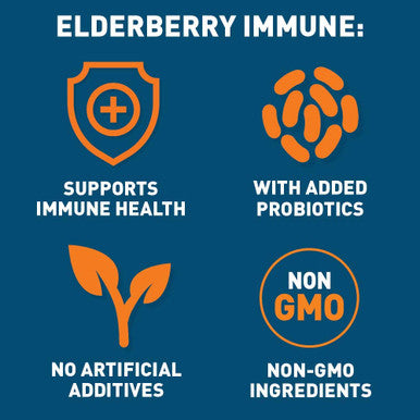 Dr. Tobias Elderberry Immune Supplement Herbal Blend 60 Capsules